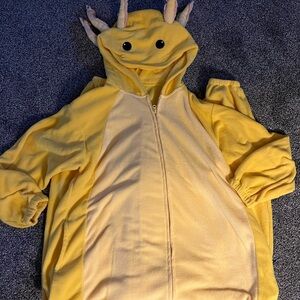 Axolotl onesie costume Halloween
